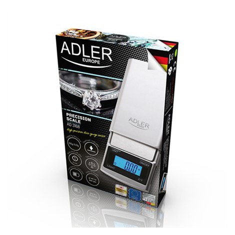 Adler | Precision Scale | AD 3168 | Maximum weight (capacity) kg | Silver - 5
